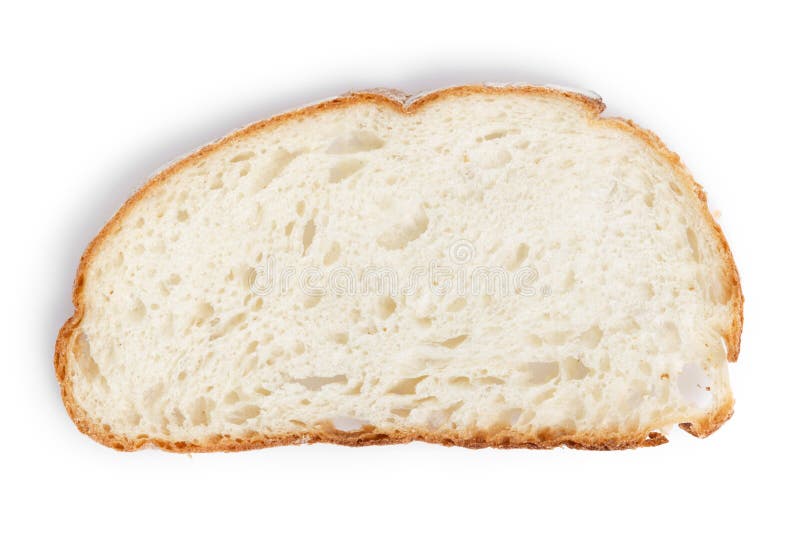 Rebanada de pan blanco