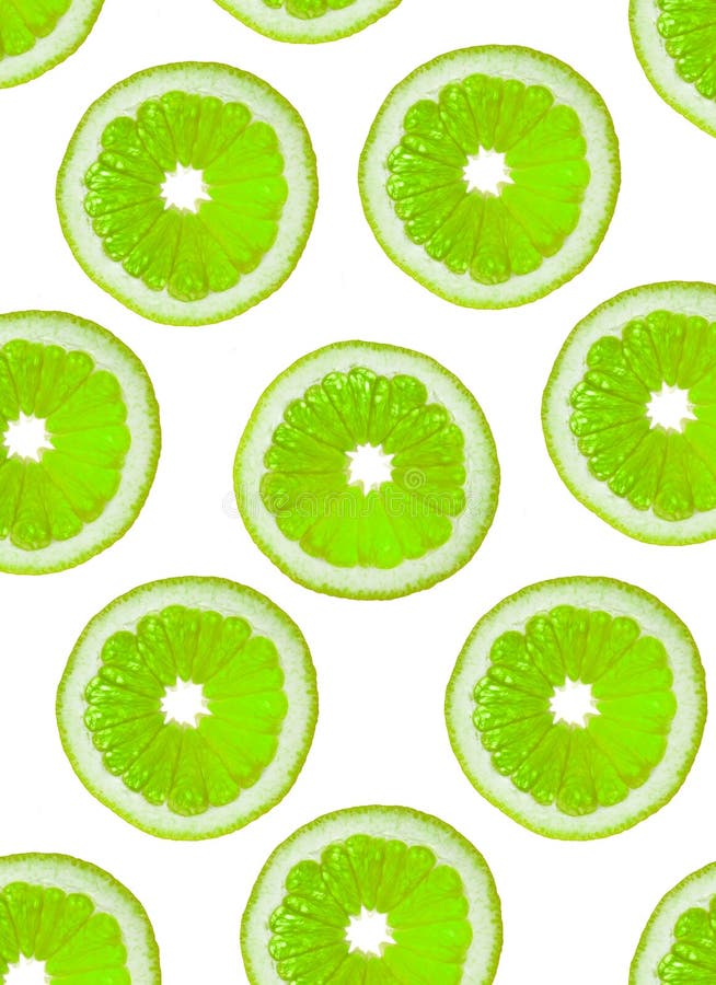 Rebanadas de fruta verde fotografía de archivo Rebanadas de fruta verde fotografía de archivo
