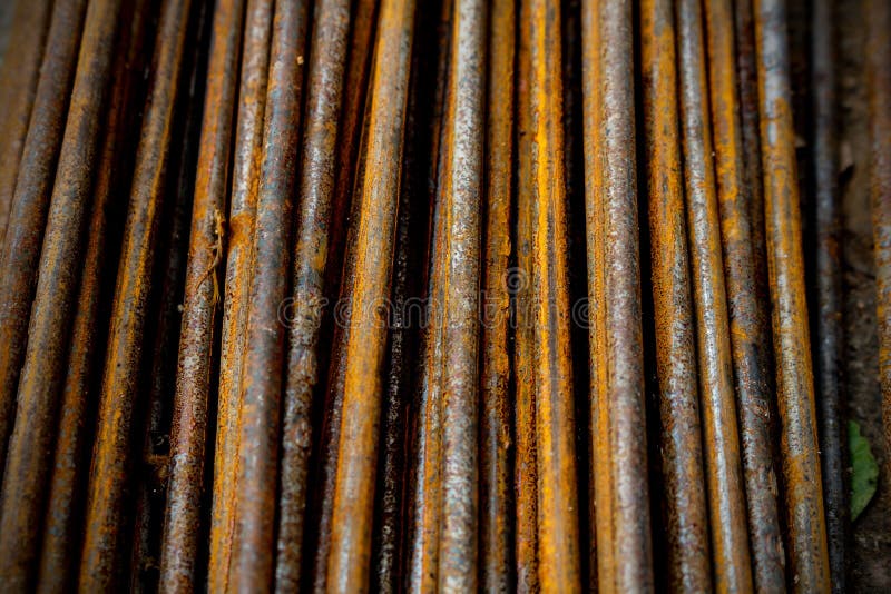 Rebar Bending Shape in a Construction Stock Image Image of pattern