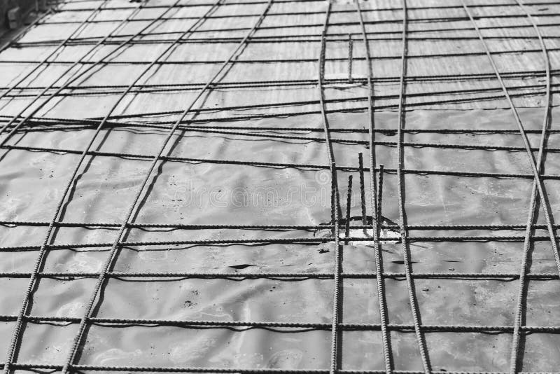 The Rebar in the Foundation Stock Photo Image of high, engineering