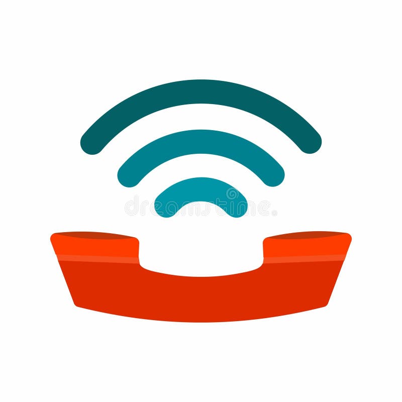 Receive Call icon vector image. royalty free illustration