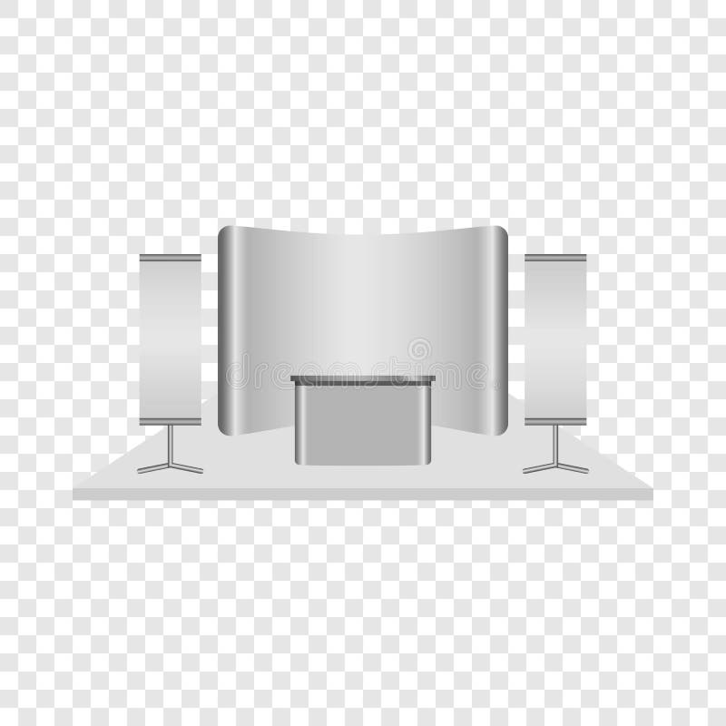 Download Reception Desk Mockup, Realistic Style Stock Illustration ...