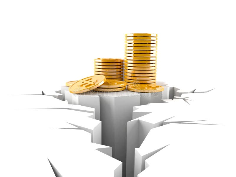 Recession concept vector illustration