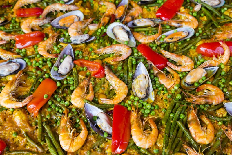 Recette Espagnole Traditionnelle De Paella Image Stock Image Du