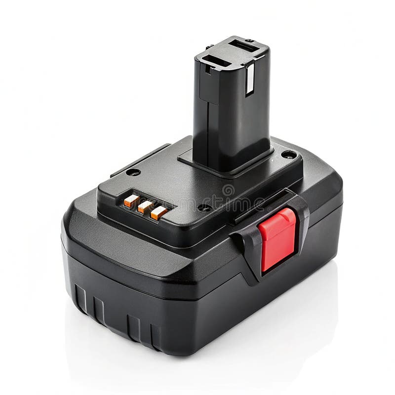 Rechargeable power tool battery fast charging vector illustration