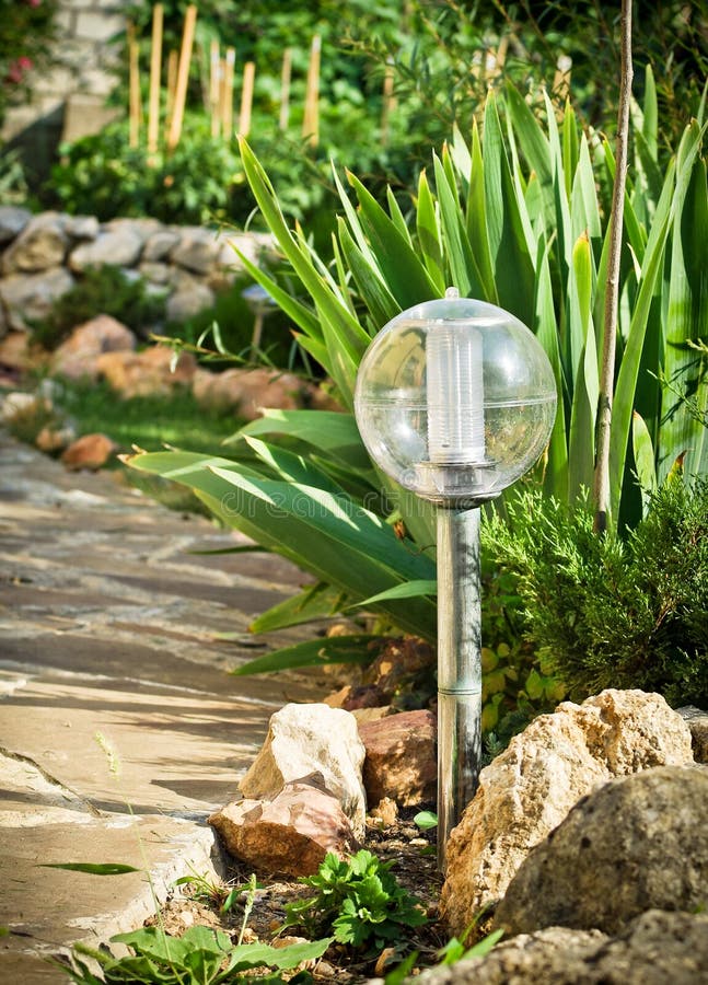 Rechargeable sunlight lamp stock image. Image of photocell - 25430187