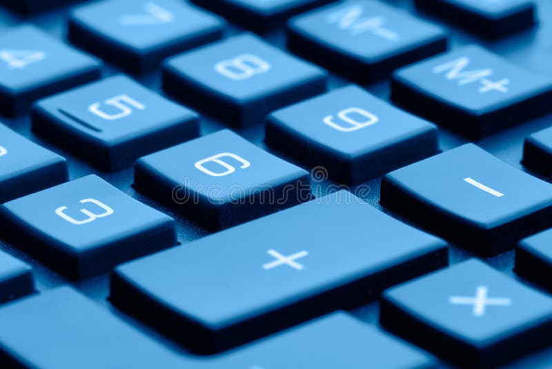 Taschenrechner-Tastatur lizenzfreies stockbild