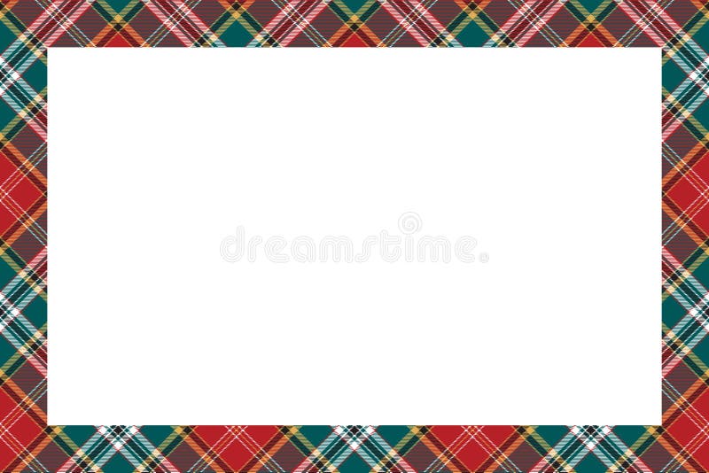 Rectangle borders and Frames vector. Border pattern geometric vintage frame design. Scottish tartan plaid fabric texture. Template for gift card, collage, scrapbook or photo album and portrait. Rectangle borders and Frames vector. Border pattern geometric vintage frame design. Scottish tartan plaid fabric texture. Template for gift card, collage, scrapbook or photo album and portrait.