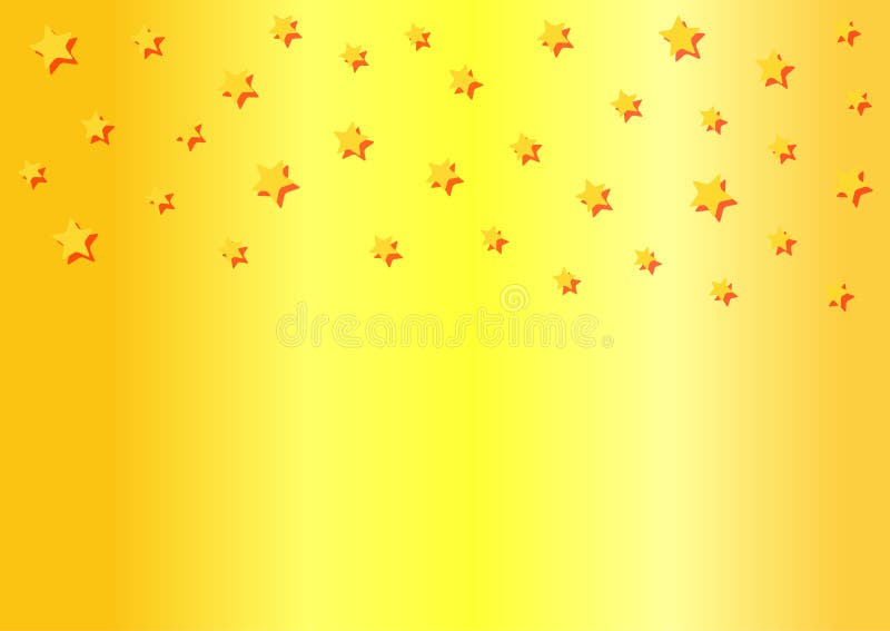 Rechteckiger horizontaler goldener Hintergrund mit Sternschnuppen stock abbildung Rechteckiger horizontaler goldener Hintergrund mit Sternschnuppen stock abbildung
