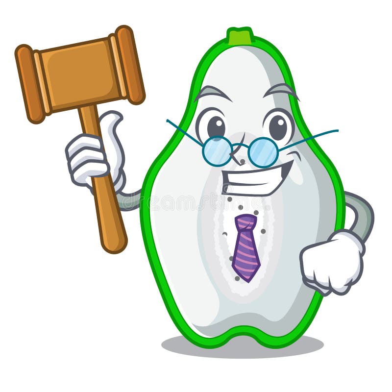 Rechters groene papaja in de beeldverhaalvorm vector illustratie Rechters groene papaja in de beeldverhaalvorm vector illustratie