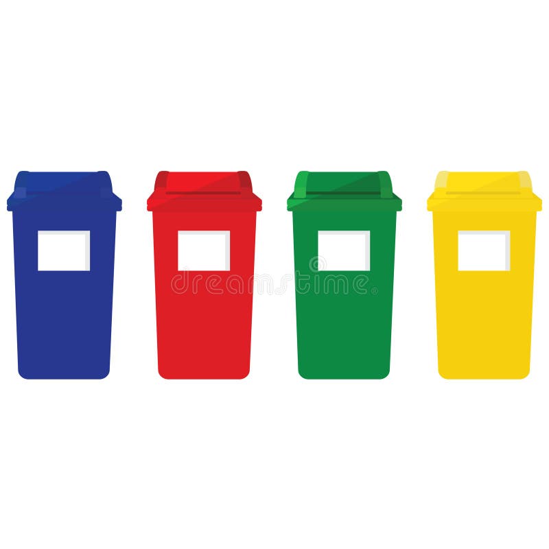 Recicl escaninhos ilustração do vetor Recicl escaninhos ilustração do vetor