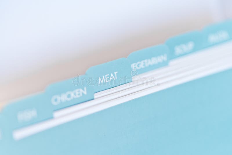 Recipe card dividers, meat stock photo. Image of food - 37729616