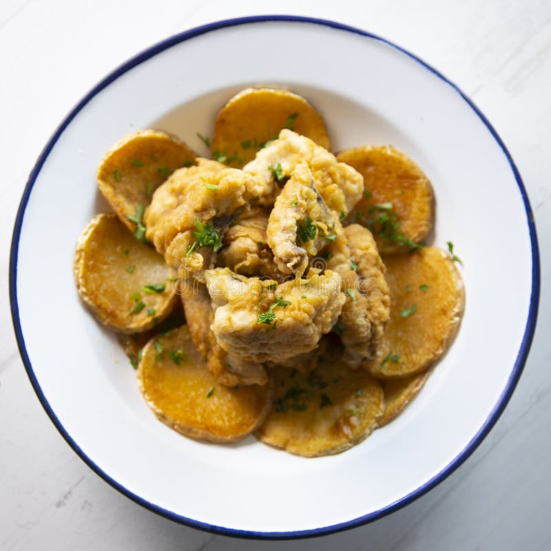 Fish and Chips is a Popular Hot Dish Consisting of Fish Fried in a