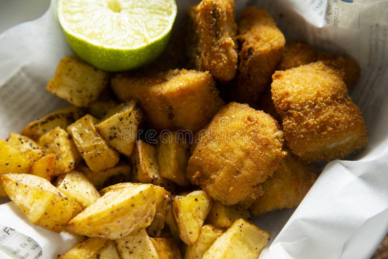 Fish and Chips is a Popular Hot Dish Consisting of Fish Fried in a