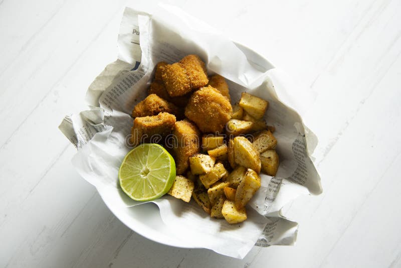 Fish and Chips is a Popular Hot Dish Consisting of Fish Fried in a