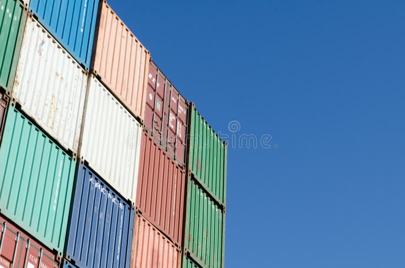 Recipient colorat stock photography