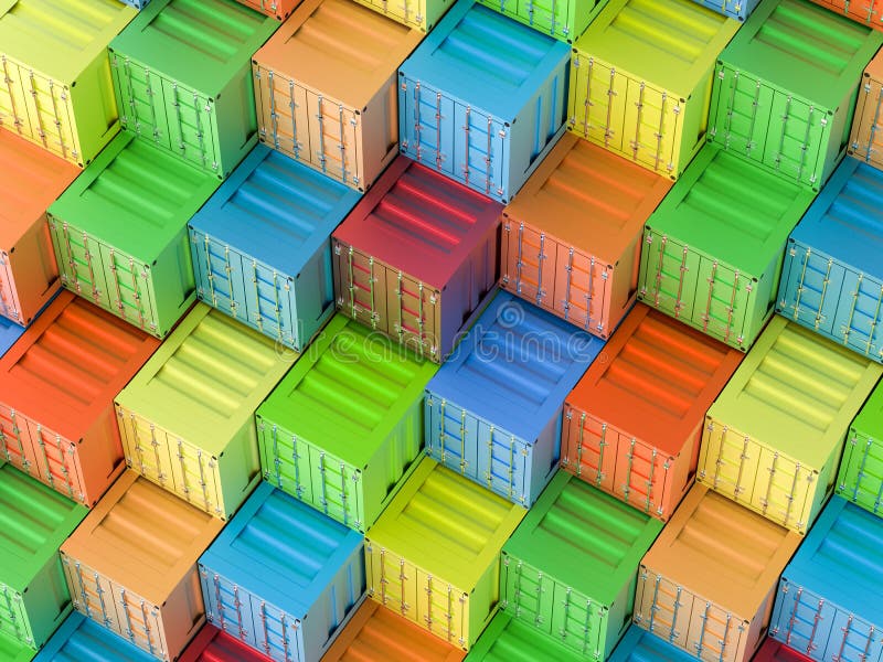 Recipient colorat royalty free stock photo