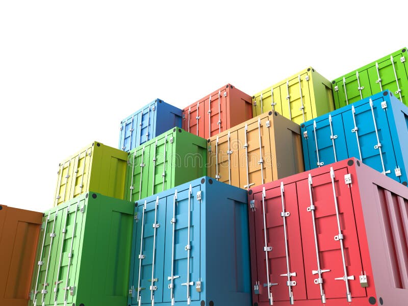 Recipient colorat royalty free stock photography