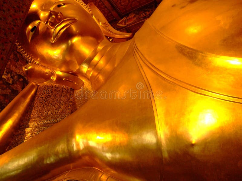 Reclining Buddha, Wat Pho, Bangkok.