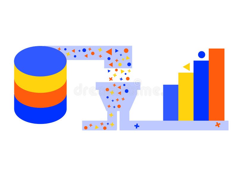 Recommender system that is based on collaborative filtering. Recommendation engine that predicts and suggests the most relevant vector illustration