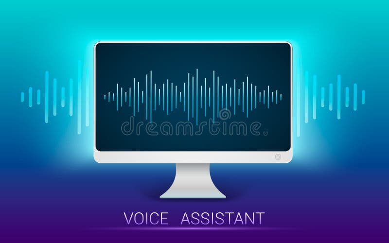Reconocimiento vocal Ayudante personal y reconocimiento vocal Búsqueda de la voz, tecnología de la búsqueda Identificación audio libre illustration Reconocimiento vocal Ayudante personal y reconocimiento vocal Búsqueda de la voz, tecnología de la búsqueda Identificación audio libre illustration