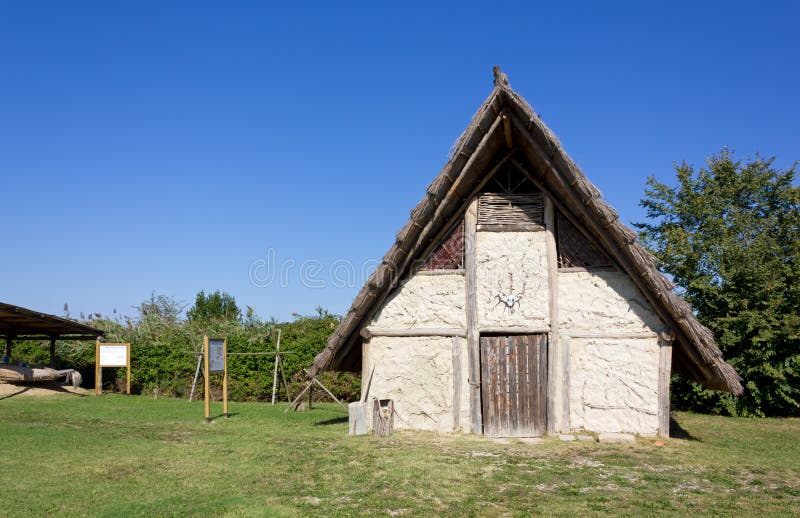 Reconstruction of a Neolithic House