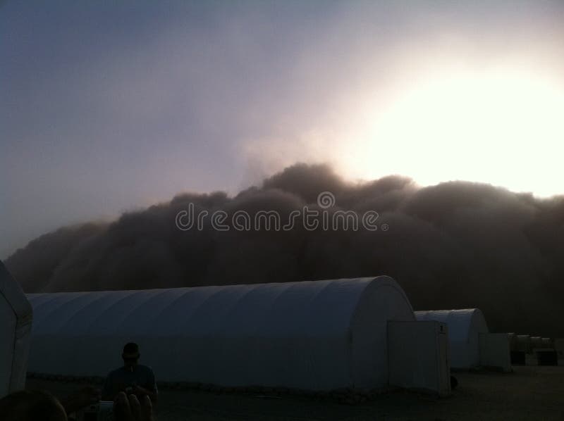 Sand Storm Kuwait editorial image. Image of evening 103091510