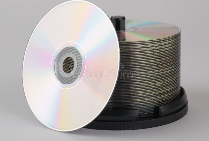 Recordable DVD s on a spindle