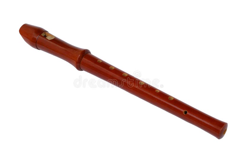 A Woodwind Musical Instrument or Recorder Stock Image Image of
