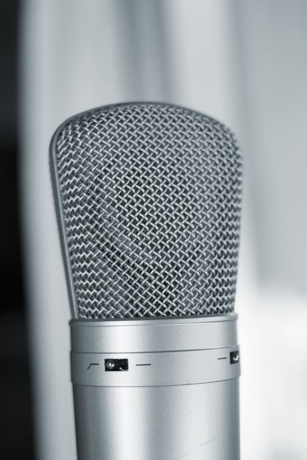 Recording Studio Voice Microphone Stock Image Image of music