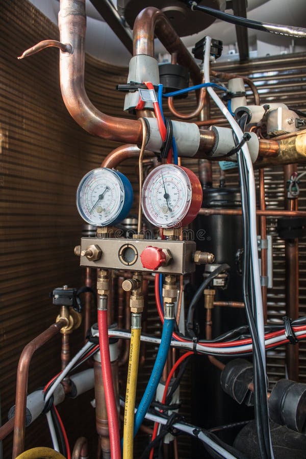 Air Conditioner Repair stock image. Image of central 31626561