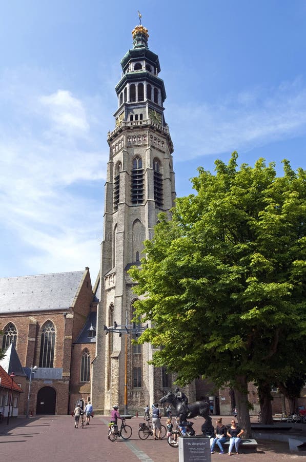 Recreation for ancient Abbey Tower in Middelburg