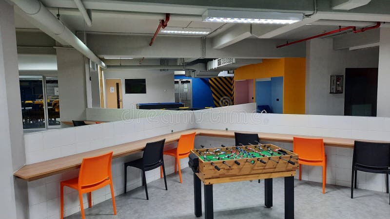 Recreation Room for Visitors Stock Image - Image of office, library ...