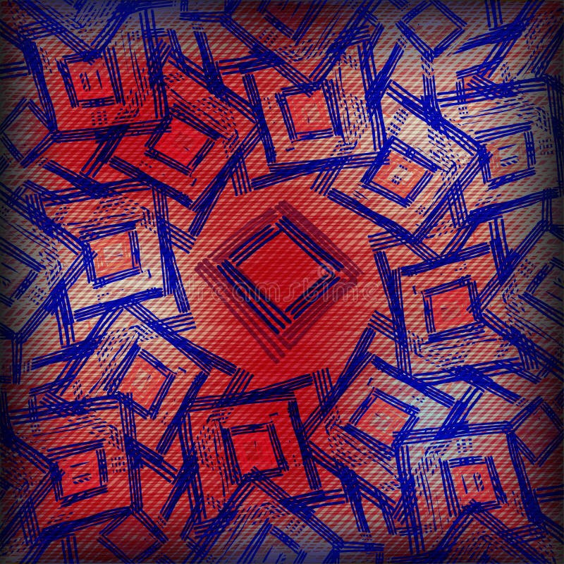 Download Rectangle Mandala Hand Drawn Stock Vector - Illustration ...