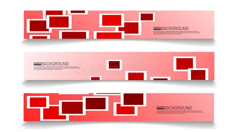 Rectangular banner background vector. geometric shape design vector illustration