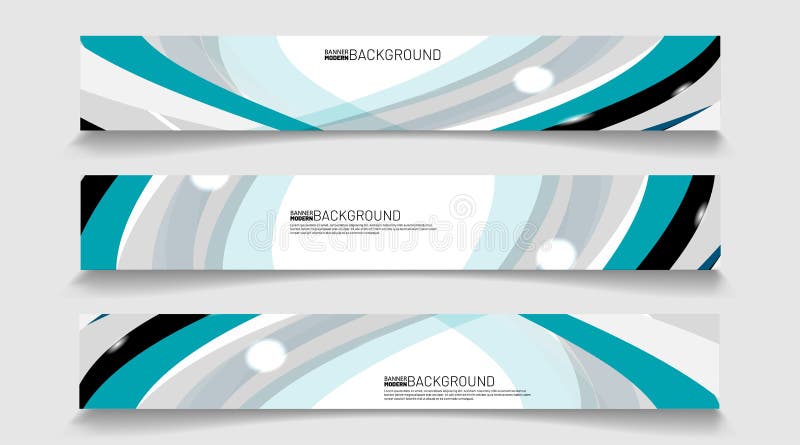 Rectangular banner background vector. geometric shape design stock illustration
