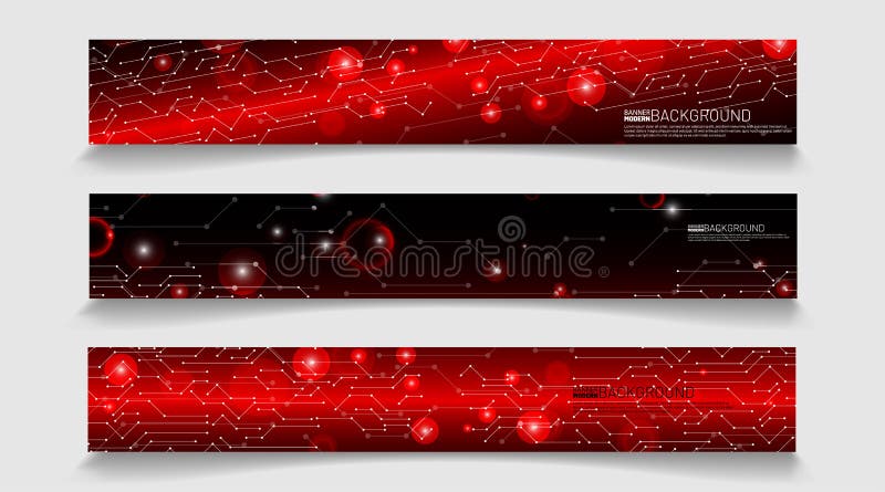 Rectangular banner background vector. geometric shape design stock illustration