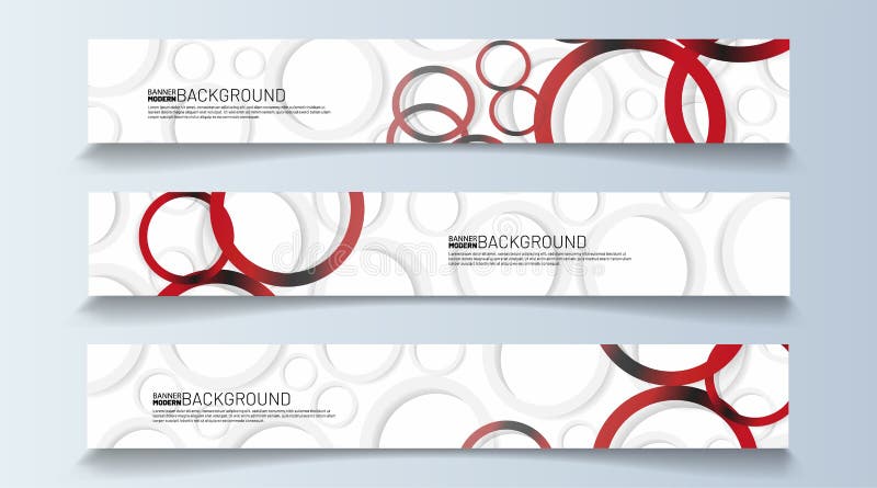 Rectangular banner background vector. geometric shape design royalty free illustration