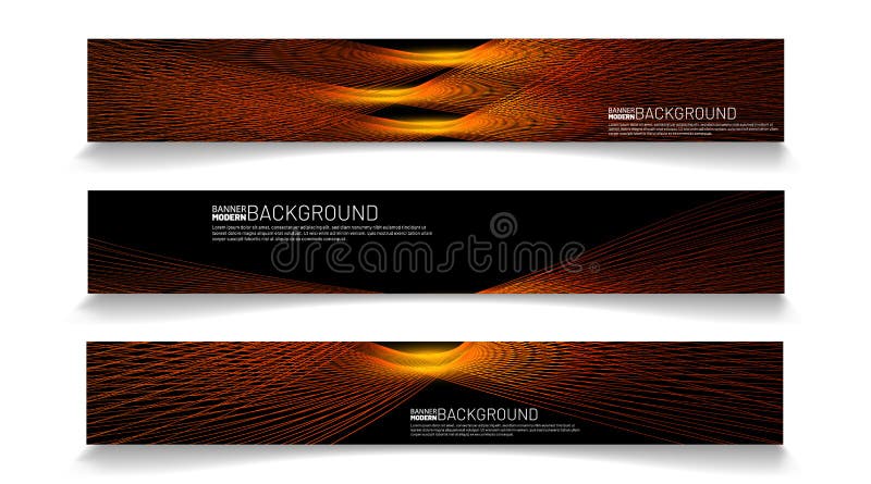 Rectangular banner background vector. geometric shape design stock illustration