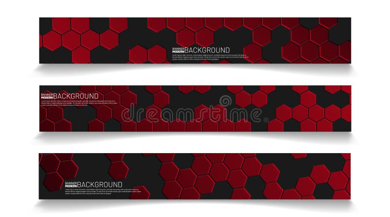 Rectangular banner background vector. geometric shape design royalty free illustration