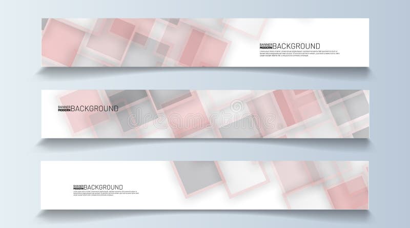 Rectangular banner background vector. geometric shape design vector illustration