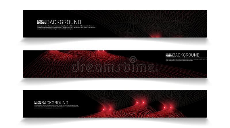 Rectangular banner background vector. geometric shape design vector illustration
