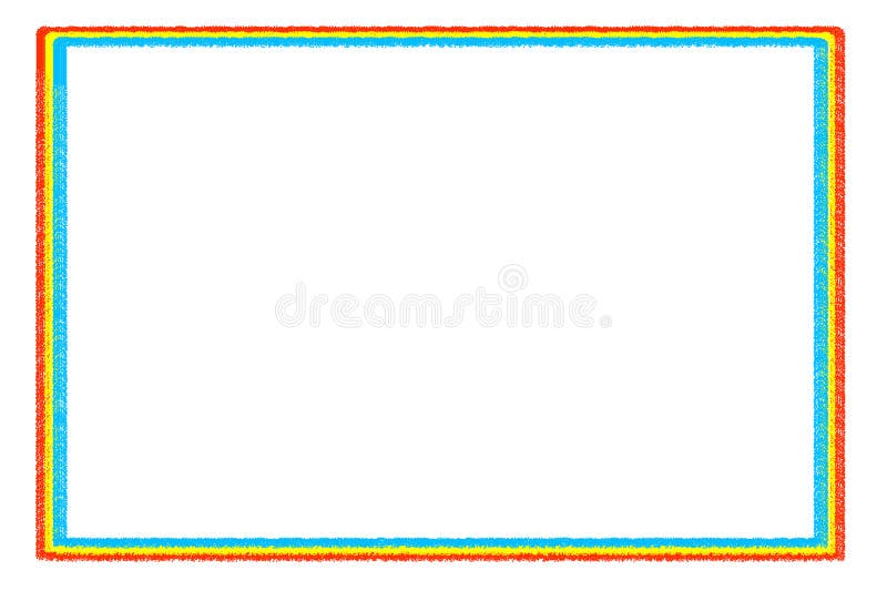 Rectangular banner frames, borders, painted on transparent background. vector illustration