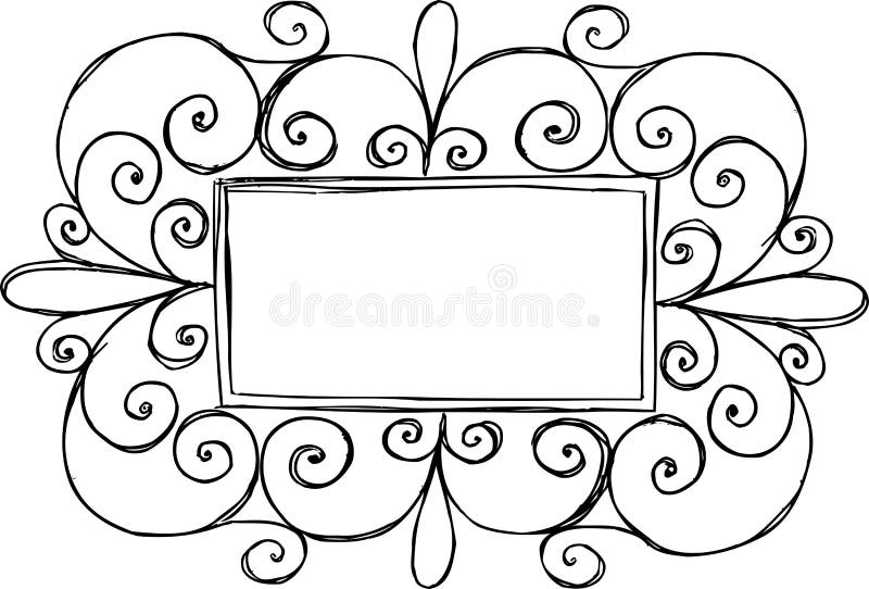 Download Rectangular Border Frame stock vector. Illustration of ...