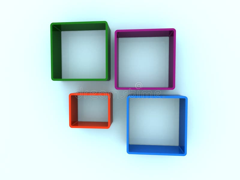 Rectangular frames vector illustration