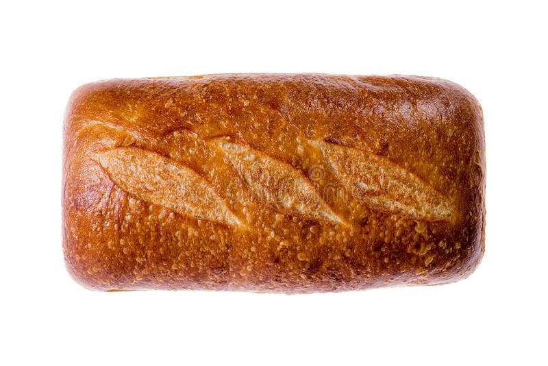 Rectangular Loaf of Sourdough Bread Stock Image Image of crusty