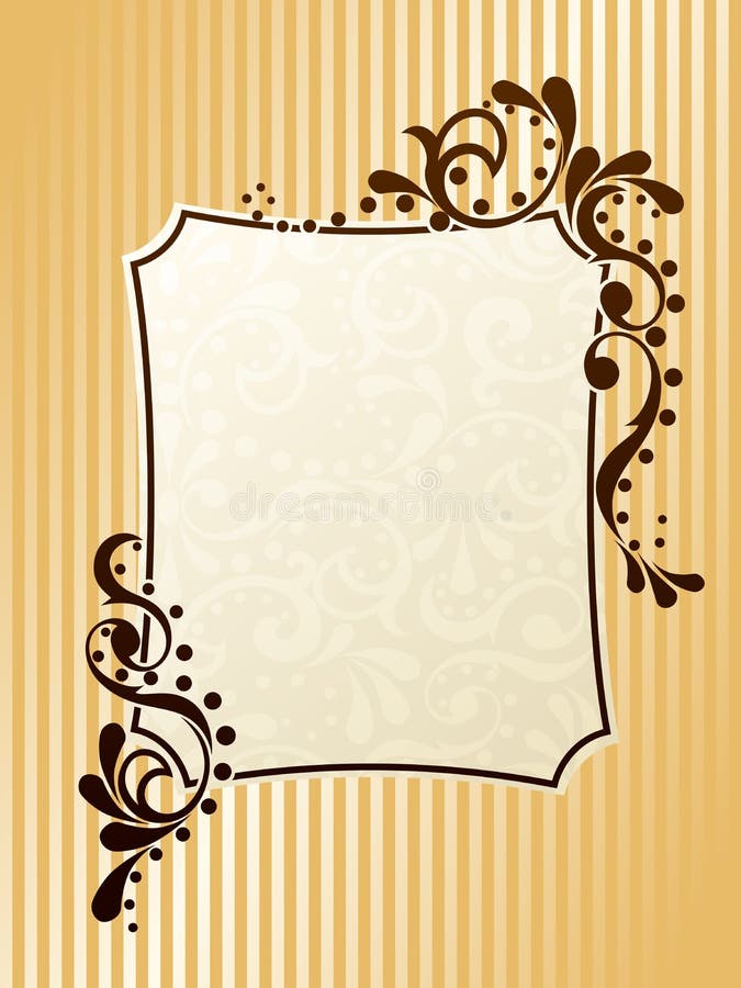 Elegant frame design inspired by Victorian era designs. Graphics are grouped and in several layers for easy editing. The file can be scaled to any size. Elegant frame design inspired by Victorian era designs. Graphics are grouped and in several layers for easy editing. The file can be scaled to any size.