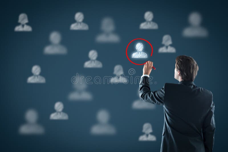 Recursos humanos hora do recruta e do aluguer imagens de stock royalty free Recursos humanos hora do recruta e do aluguer imagens de stock royalty free