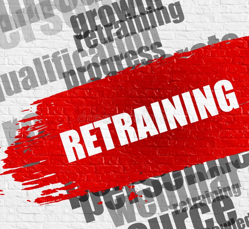 Recyclage sur le fond blanc de mur Concept de Wordcloud illustration libre de droits