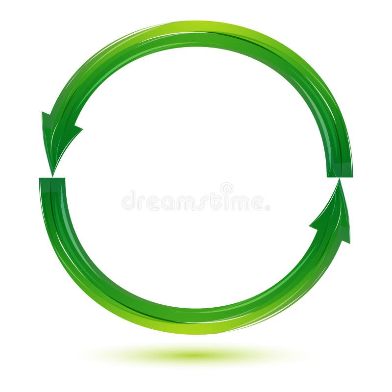 Recycle arrow vector illustration